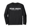 Krav-Maga IDF Israeli Defense Forces Krav Maga Mixed Martial Arts Apparel Long Sleeve T-Shirt