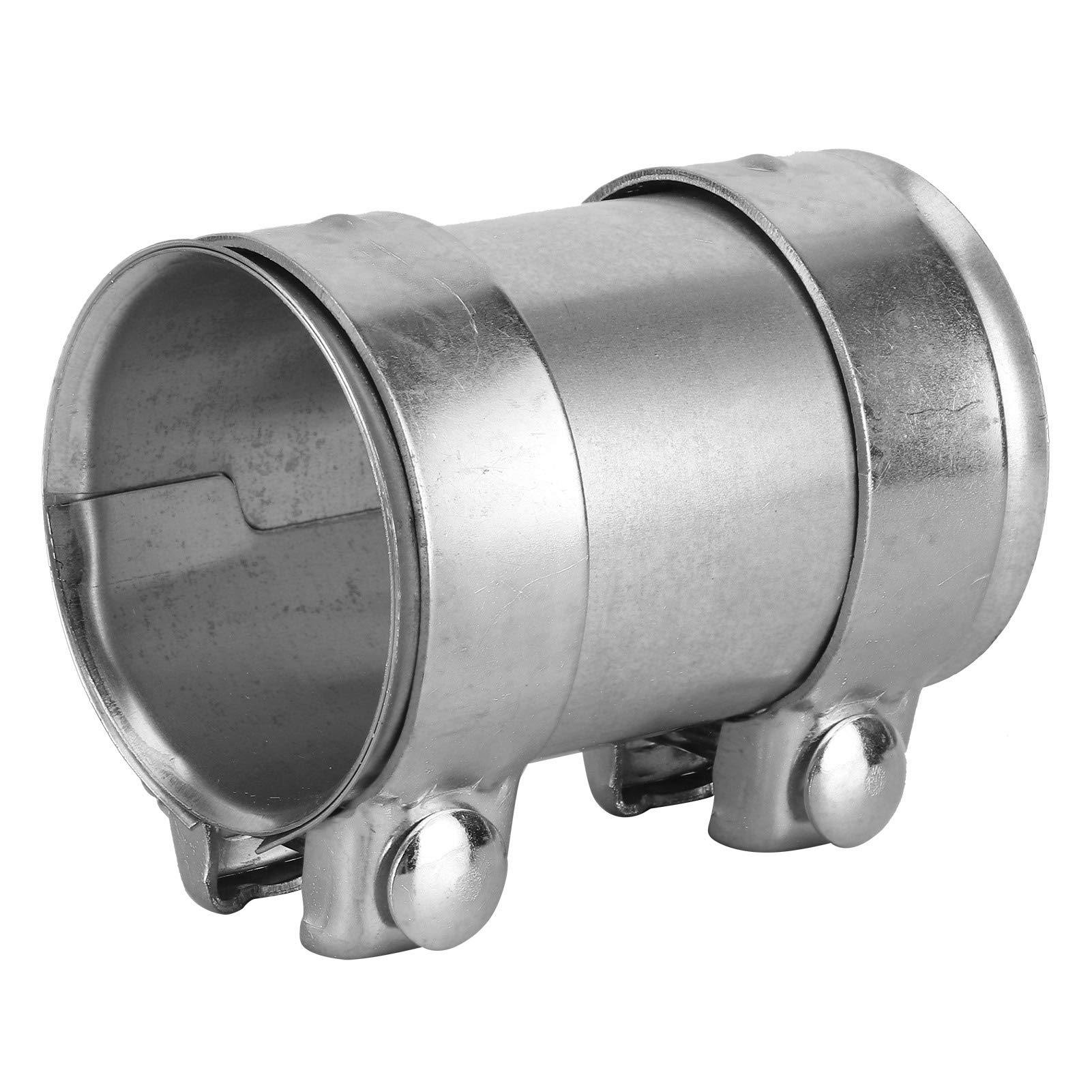 Универсальная полоса-хомут для глушителя из нержавеющей стали, соединение выхлопной трубы, 3 дюйма (76мм) Регулируемый хомут выхлопной трубы, сварка не требуется, Бандаж для выхлопной трубы