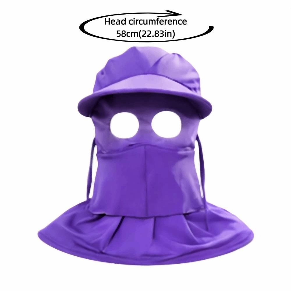 Sun Protection Full-Face Sun Hat Breathable Cycling Cap Fashion Woman Bucket Hat Summer Outdoor