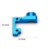 SHEAWA Gearbox Cover for Tamiya 110 RC Car TT-02, Aluminum, Durable and Lightweight, Parts and Accessories (Blue)