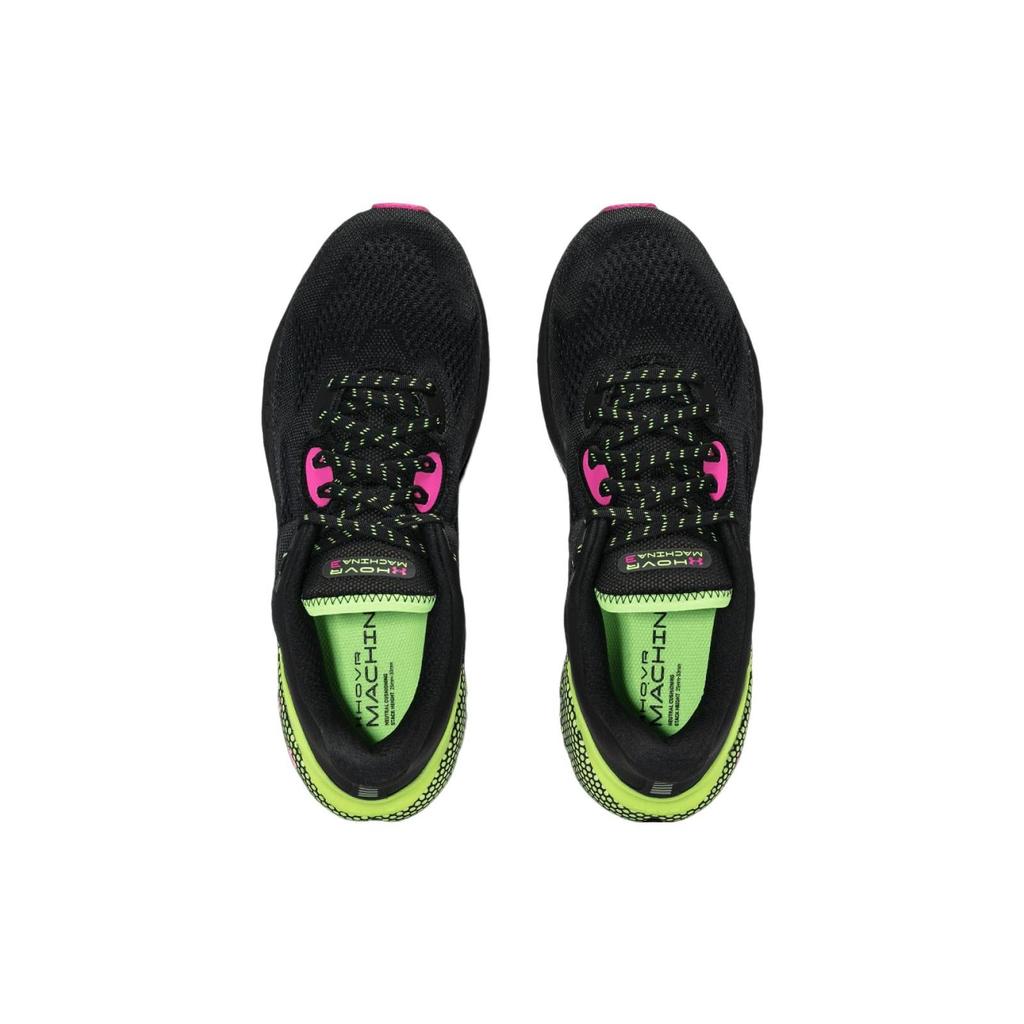 Under Armour HOVR Machina 3 Black Lime Surge Rebel Pink Men 3025650-005