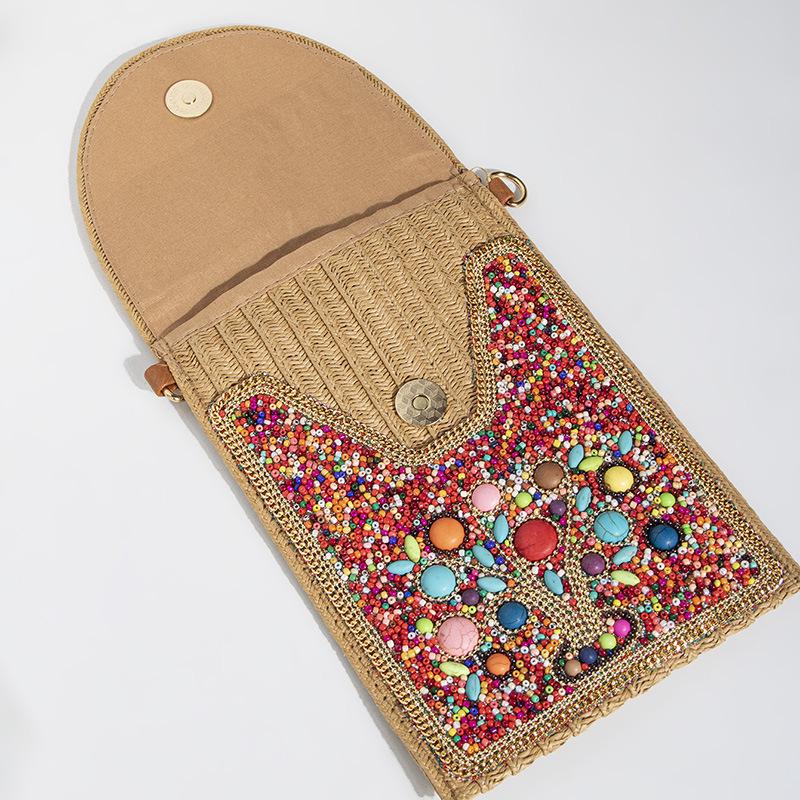 Boho Woven Crossbody Bag