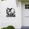 Exclusive Metal Wall Art Hollow Hummingbird Decor Personalized Housewarming Gift