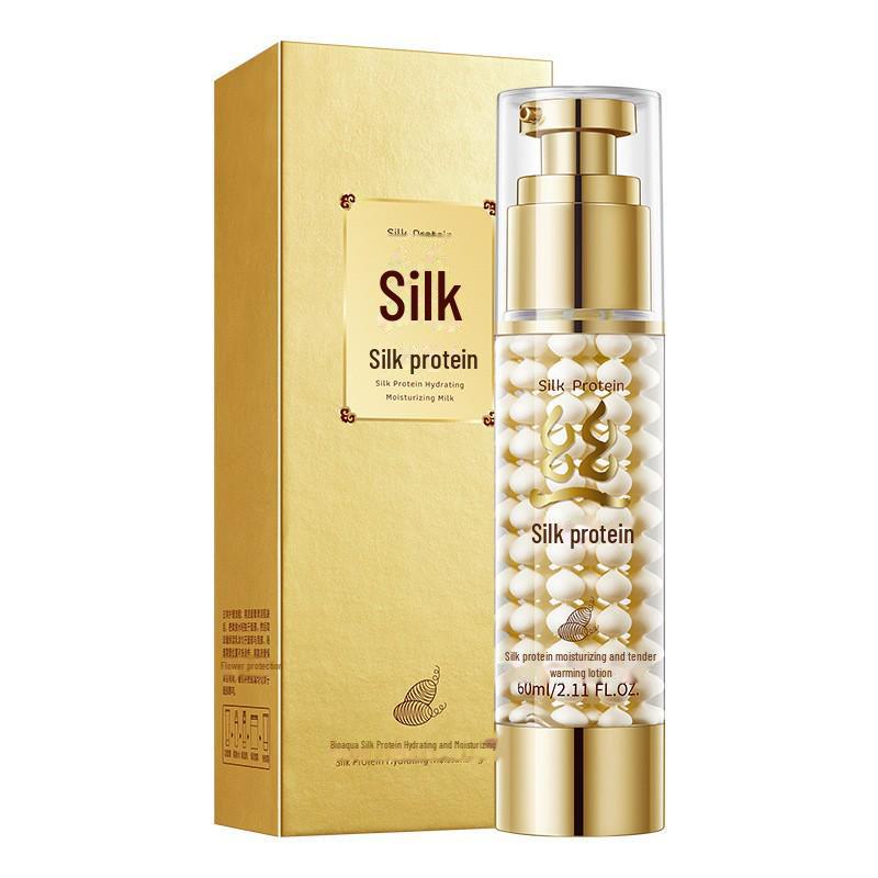 Bioaqua Silk Protein Moisturizing Face Cream for Pore Minimizing & Skin Brightening