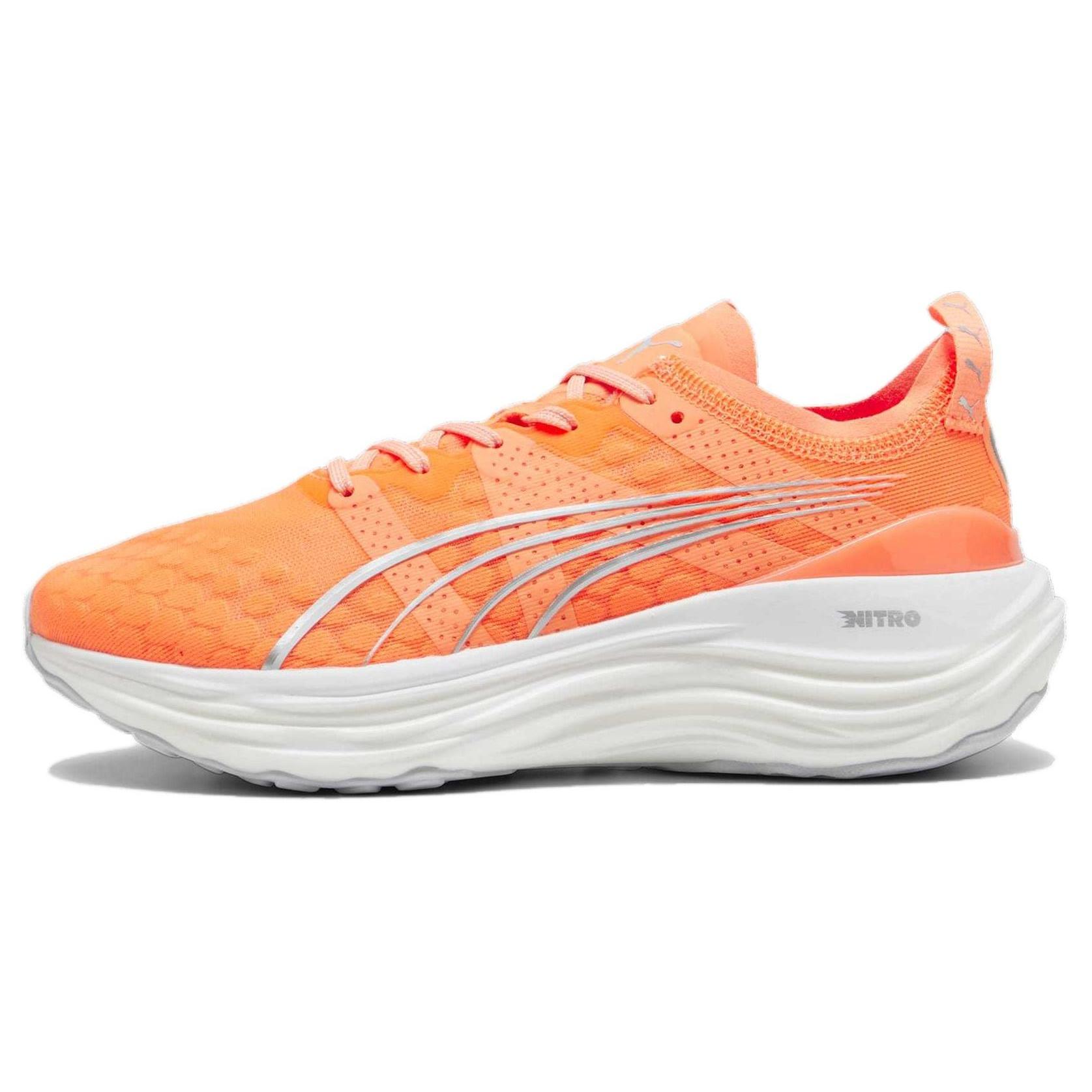(WMNS) PUMA ForeverRun Nitro Neon Citrus Silver Mist Women s 377758-17 EU 37