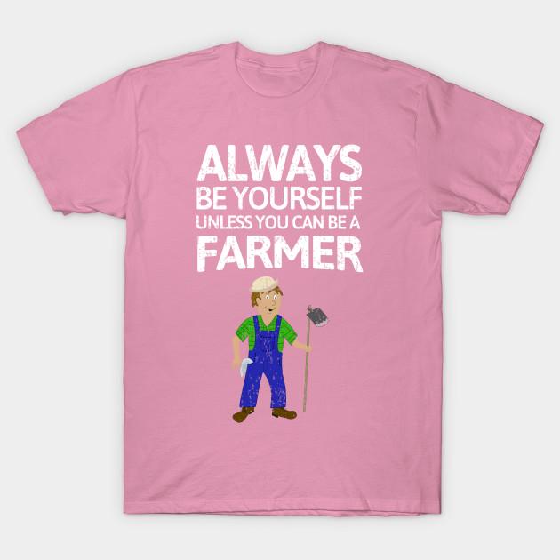 T-Shirt Damen Sei immer du selbst, es sei denn, du kannst ein Bauer sein Niedlicher Harajuku-Print Kawaii T-Shirt Sommer Kurzarm Damen T-Shirt Top