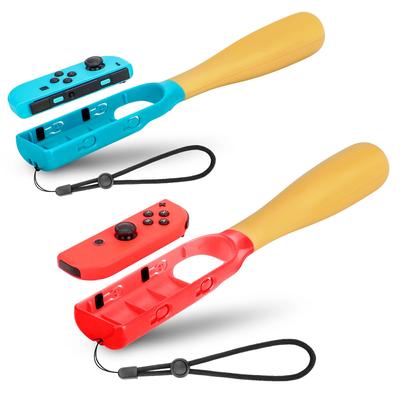 2Pcs Baseball Bat Handle Grips, TSV Baseball Stick Game Accessories Fit for Nintendo Switch/Switch OLED Joy-Con, Somatosensory Sports Game