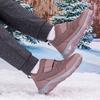 Winter Women's Plush Walking Shoes Men Cotton Shoes Anti-slip Snow Boots Warm Ankle Boots Outdoor Trekking Sneakers
