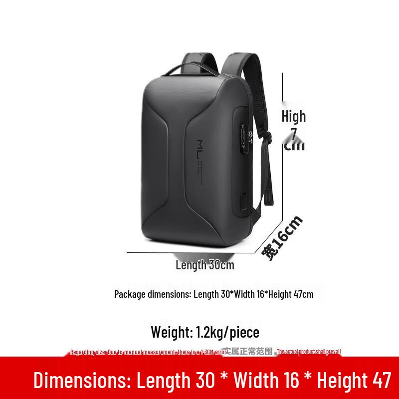 Zouyou Men s Multifunctional Business Travel Backpack