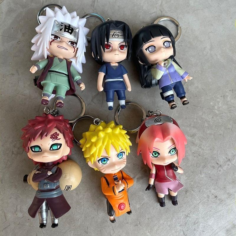 Key Chain Ferret Hand-made Cartoon Resin Naruto Sasuke Pendant Schoolbag Doll Key Chain