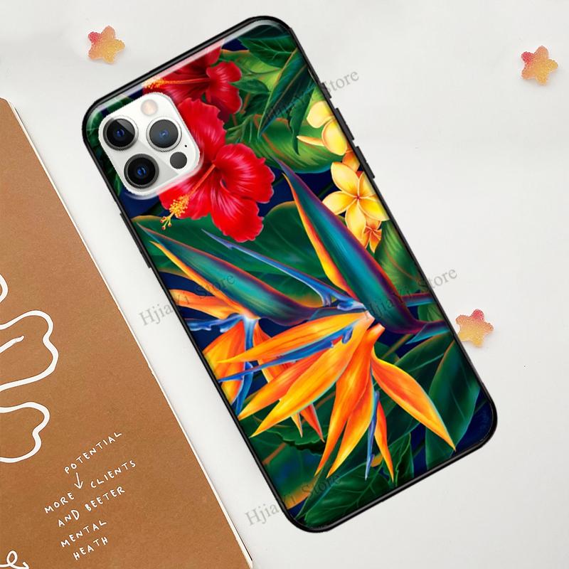 

Чехол для телефона «Тропический рай с гавайскими птицами» для iPhone 12 13 mini 11 Pro Max, чехол для iPhone 7 8 Plus X XR XS Max SE 2020 iPhone 13Pro MAX