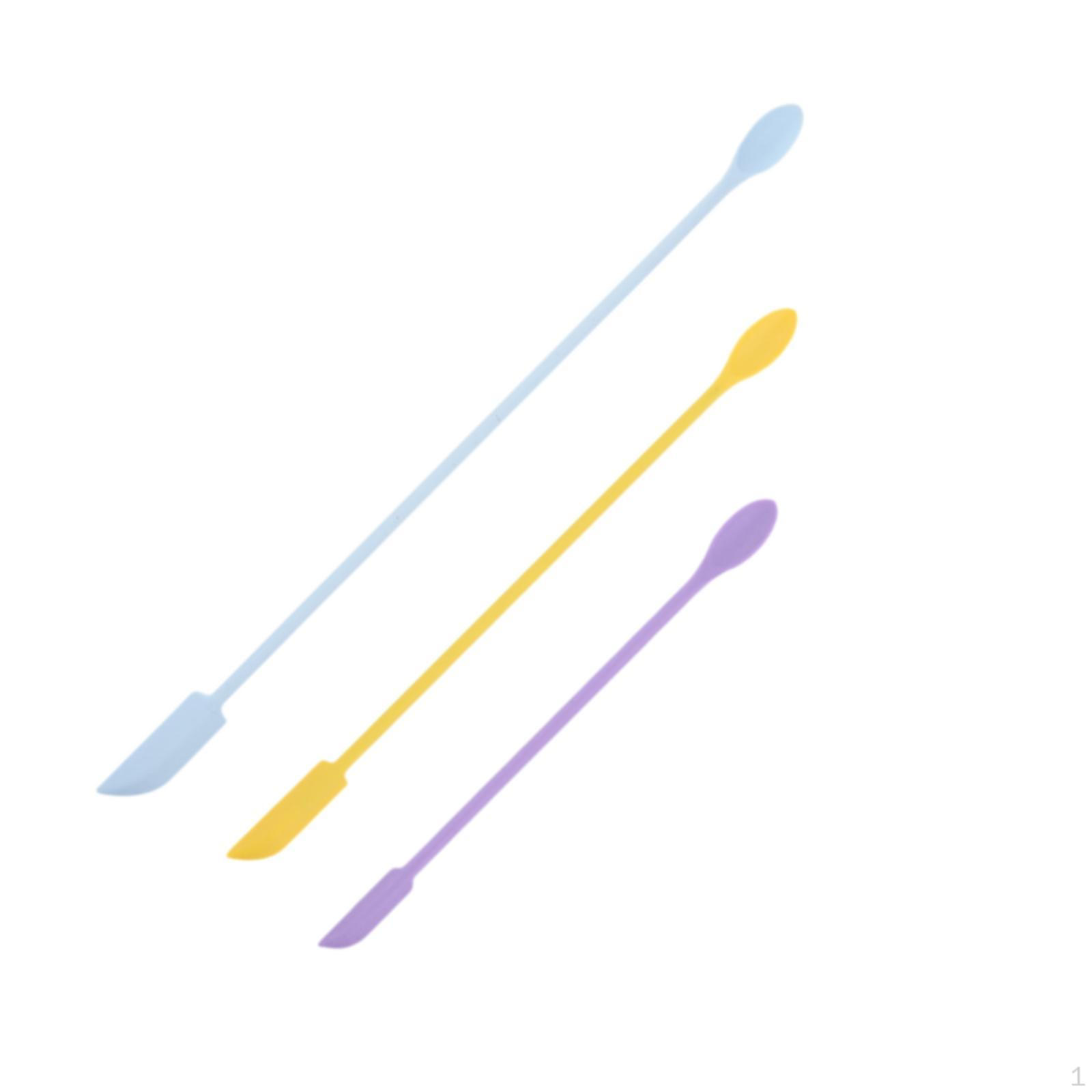 

Трио силиконовых лопаток с длинной ручкой для