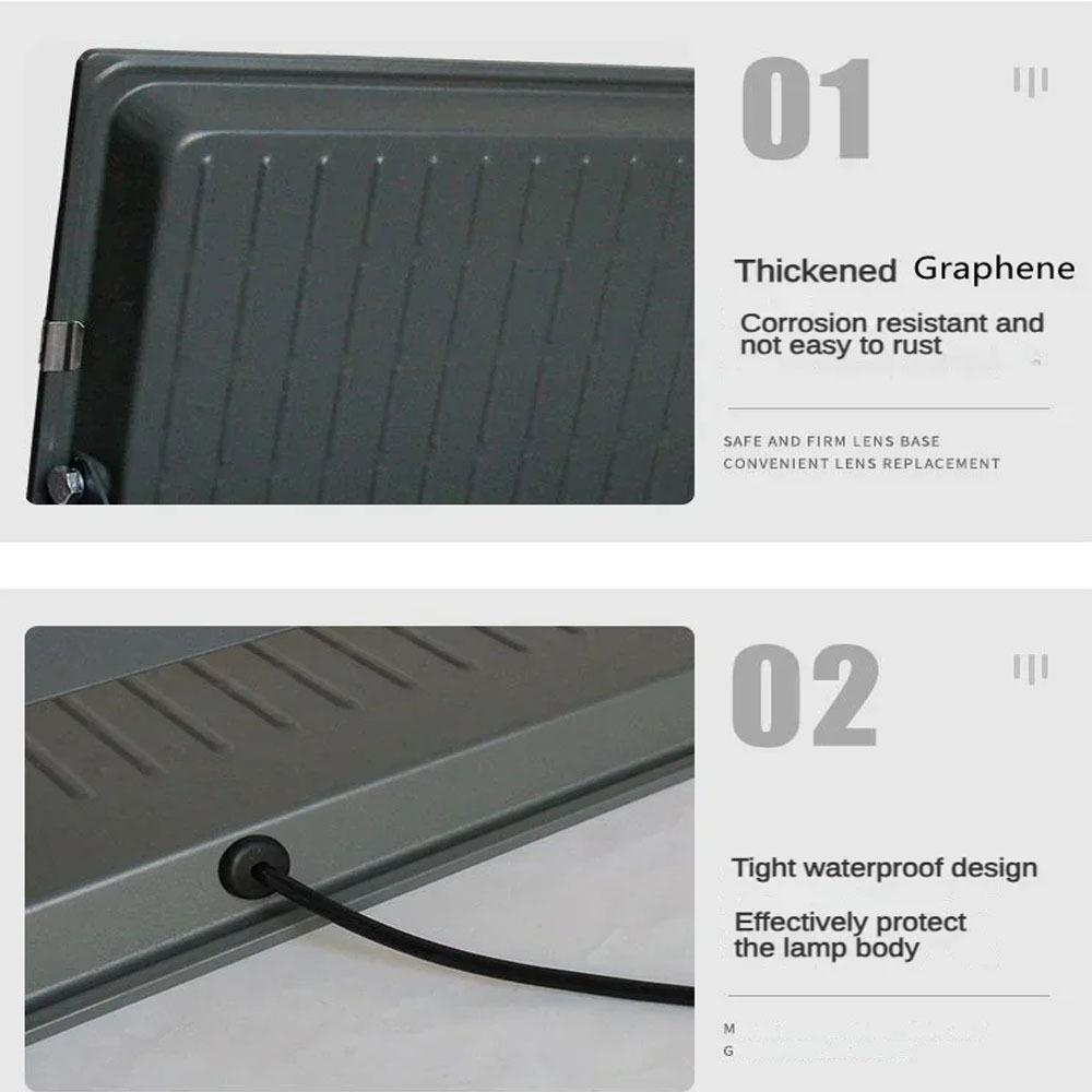 LED Outdoor Floodlight AC220V Spotlight IP66 Waterproof Lamp 50W 100W 200W 300W  500W 600W Led Flood Light Garden Street Lamp