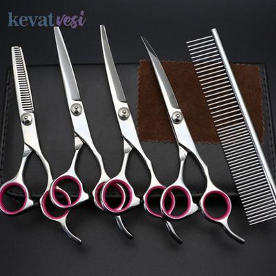 7 zoll Hund Pflege Barber Tools Set Professionelle Pet Friseur Schere für Hunde Edelstahl Hund Haar Schneiden Liefert