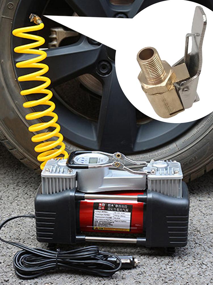 Air Chucks for Tires Quick Connect Air Chucks Brass Air Chuck Multifunctional Tire Chuck Heavy Duty Lock On Tire Inflator Chuck