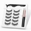 Magnetic Eyelash Liquid Eyeliner Set Super Natural Reuse Eyelashes Beautiful Women Makeup Tools Cosmetic