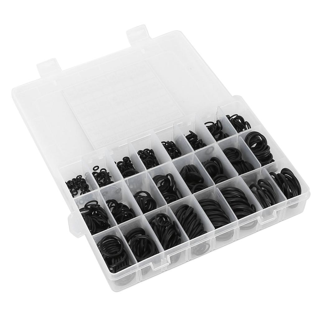 740Pcs O Ring Kits ?40 Fahrenheit  To 248 Fahrenheit  Good Sealing Wear Resistance Waterproof Rubber Sealing Ring