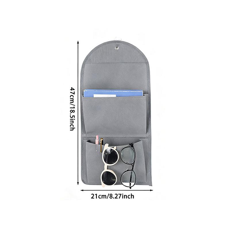 1PCS Wall Door Hanging Storage Bag Makeup Organizer Felt Insert Bag Sundries Storage Pouches For Keys Cosmetics Jewelry