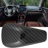 Car Carbon Fiber Gear Shift Knob Head Cover Sticker Trim Fit For Subaru Forester SK ABS Car Shift Knob Cover