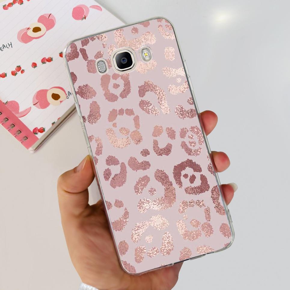For Funda Samsung Galaxy J5 2016 Phone Case Cute Cat Dinosaur Soft Silicone Cases For Samsung J5 2016 J510 Back Cover Bumper