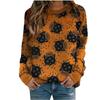 Halloween Fashion Women's Casual Long Sleeve Printed Ladies Sweatshirt Tops