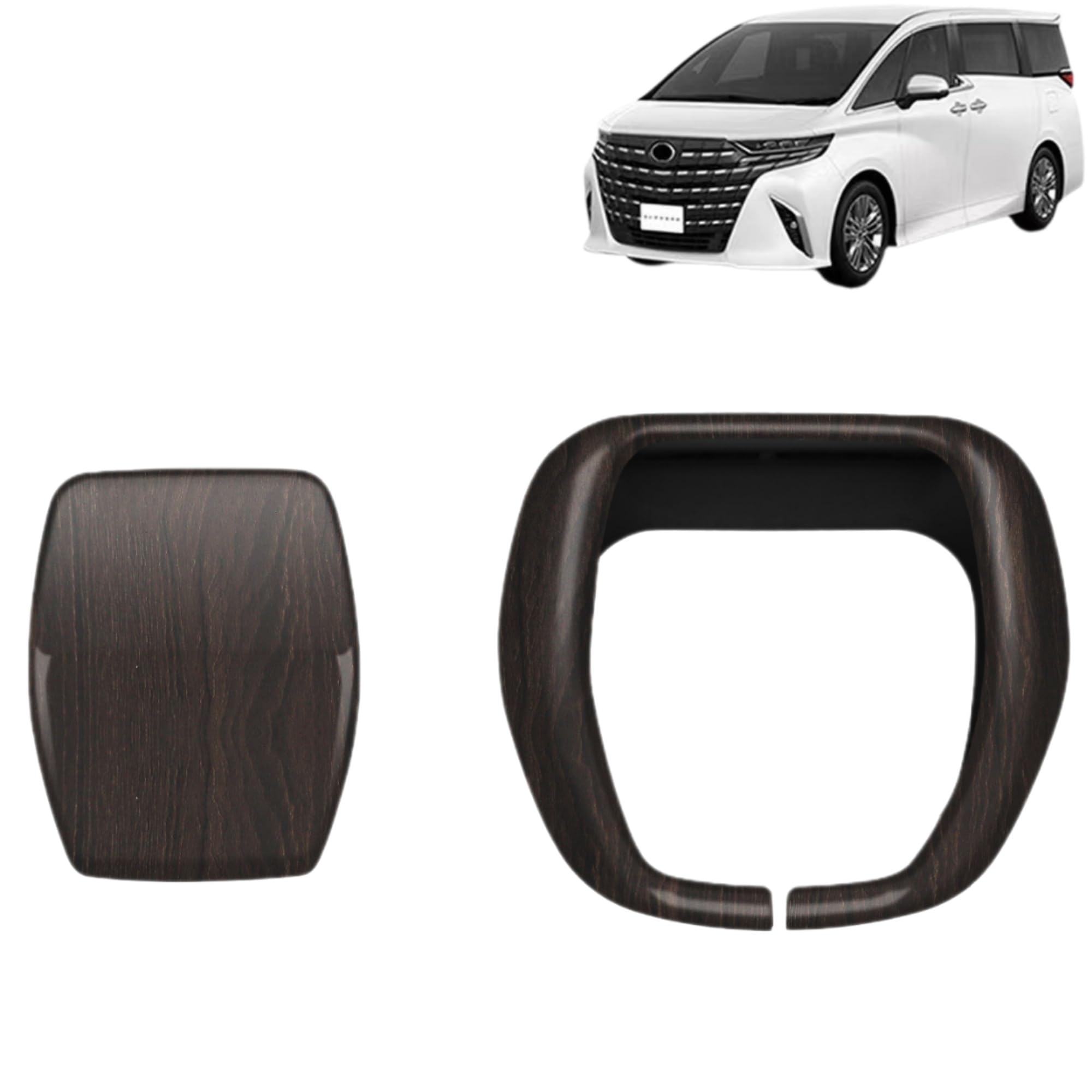 

DodoxDIY Совместим с Новым Alphard 40 Серии и Vellfire 40 Серии Кастомная Ручка Переключения Матовый Деревянный Коричневый Аксессуары, Запчасти, Накладка, Интерьер,