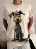 New Women's Short Sleeve T-Shirt Fashion Novelty Cartoon Dog Graphic Print Daily Casual Summer Elegant Round Neck Women Clothes