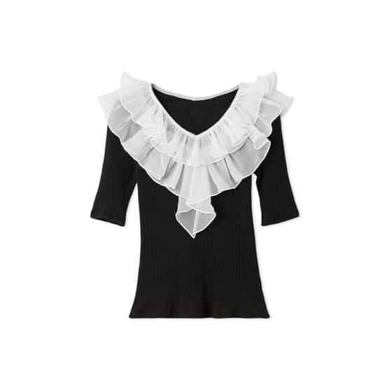 SNIDEL Frill Color Cut Pullover SWCT254045 Women s