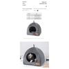 Neues Dreieck Katzennest Geschlossenes Katzenhaus Haustiernest Warm und Verdickt Tiefschlaf Hundenest Haustierbedarf