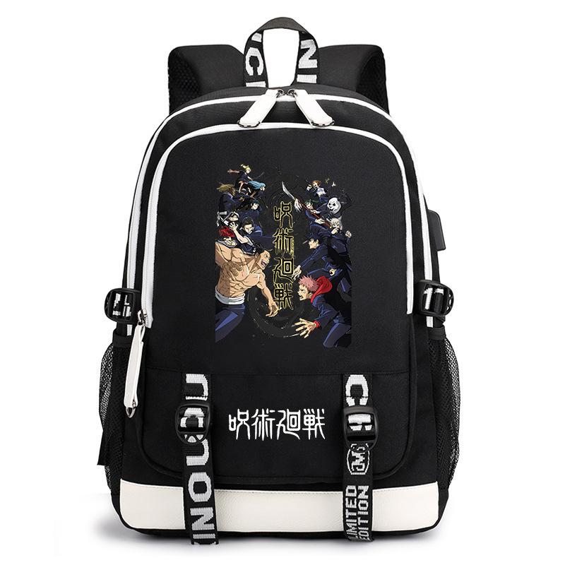 Day Mantra Return To War Anime School Bag Fashion Backpack Elementary School Students Large Capacity Backpack Burden Reduction Storage Bag