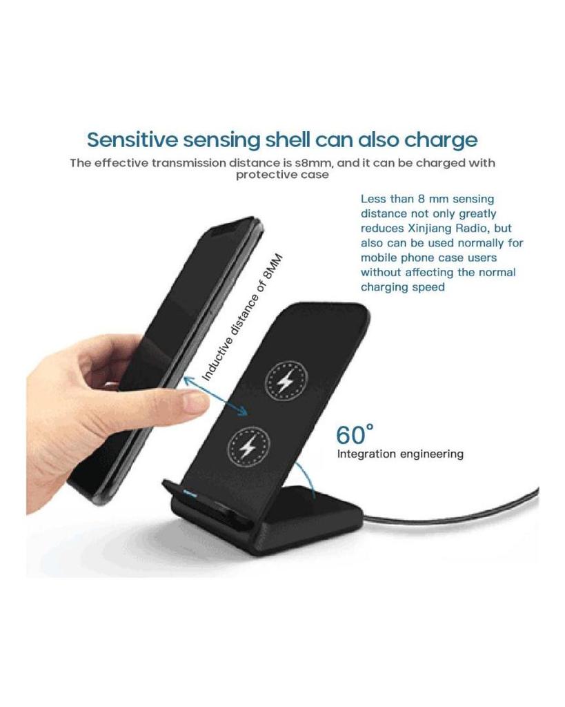 VAORLO 15W QI Drahtlose Ladegerät Schnelle Lade Docking Station Für iphone X XS XR 11 11PRO Drahtlose Lade Dock