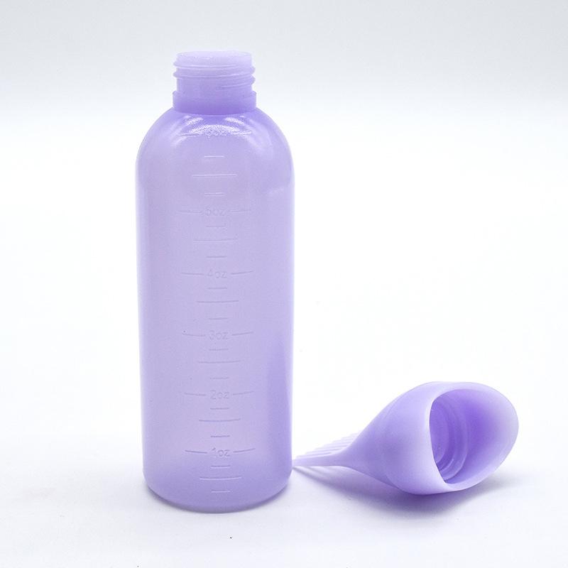120Ml Hair Dye Bottle With Applicator Brush Salon Hair Coloring Dyeing Bottles