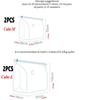 Cube Vacuum Storage Bags umbo Vacuum Seal Bags for Clothes, Bedding, Blanket, Comforter, Duvet, Pillow, Idea for Travel & Closet