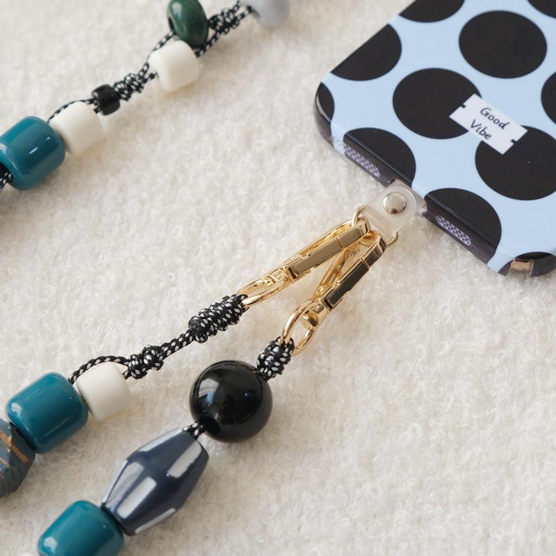 Nuevo accesorio para teléfono, cadena larga antipérdida para teléfono móvil, universal, con cuentas, para hombro, cuello, bandolera, funda para teléfono, cadena