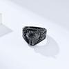 Celtic Wolf Ring Men Women Adjustable Open Band Vintage Nordic Retro Animal Jewelry
