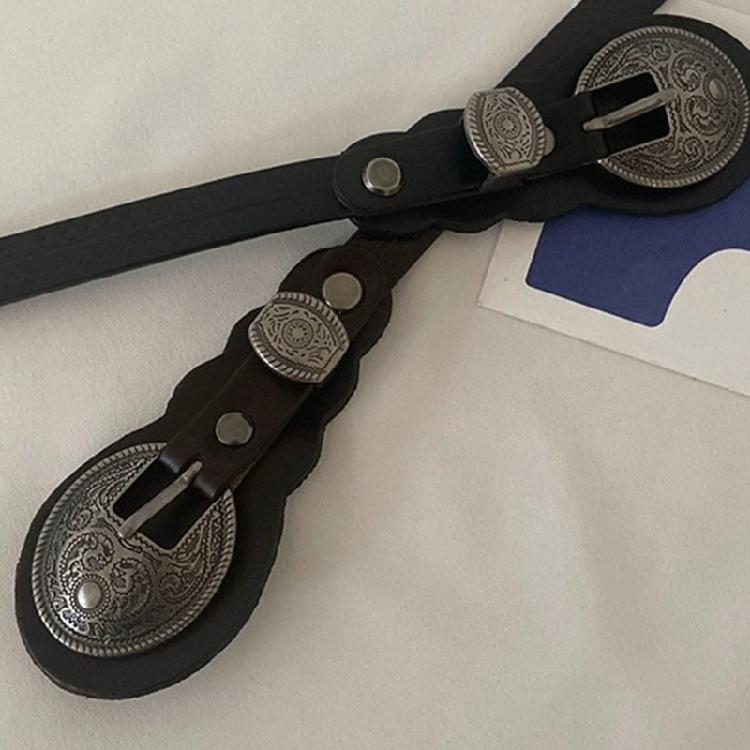Vintage Buckle Belt Women Waist Belt Bohemian Waistband Pants Belt Accessories