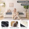 Light Luxury Style Sofa Cushion Milk Velvet 1-piece Straight Row Anti Slip Short Plush Couch  Cushion Machine Washable Autumn Winter Seat Mat  Pad