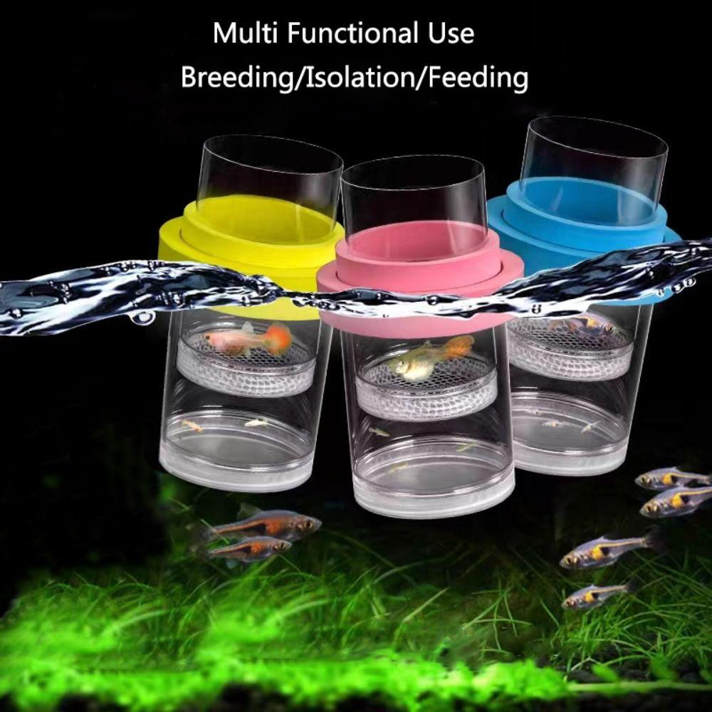 Plastic Mesh Floating Fish Breeding Isolation Box Fish Hatchery Incubator Breeder Box Fish Tank