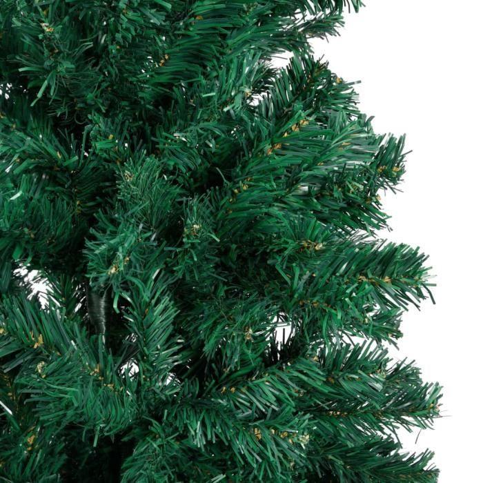 Sapin artificiel aux branches épaisses - Vert - 180 x 95 cm