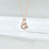 Trendy Chain Necklace Elegant Fashion Necklaces Christmas Tree Pendant Necklace