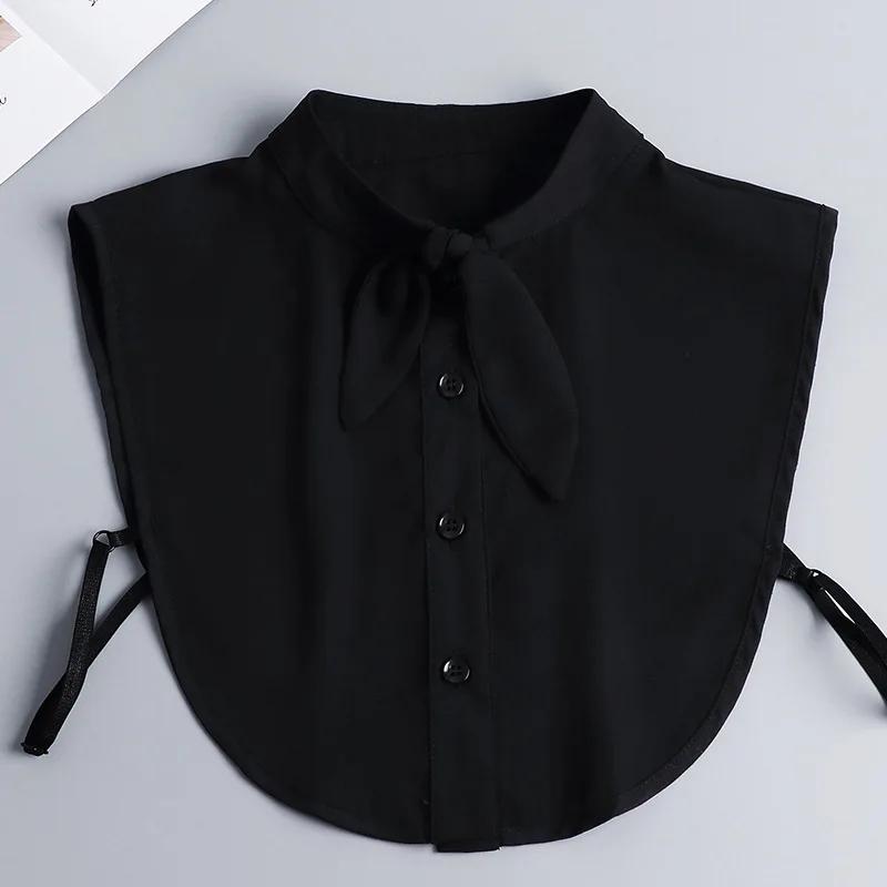 Gola Falsa de Renda Vazada para Boneca, Blusa, Suéter, Gola de Camisa Removível, Gola Falsa, Lapela, Top Meio Camisa Feminino, Decoração de Golas