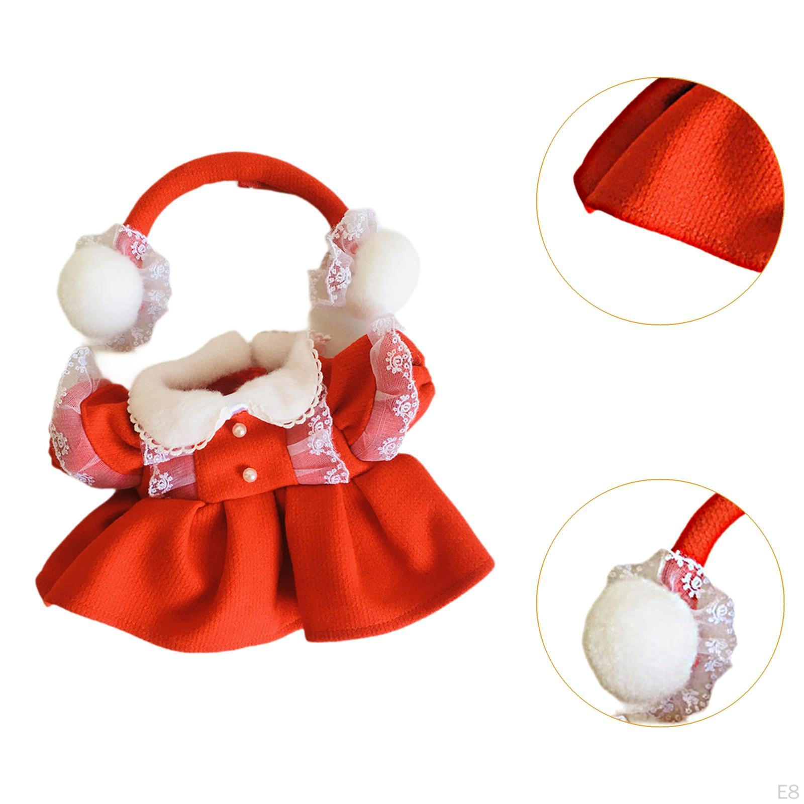 38 см Кукольная Одежда DIY Стильный Фото Реквизит Одежда Аксессуары Замена Платья red — фото 9