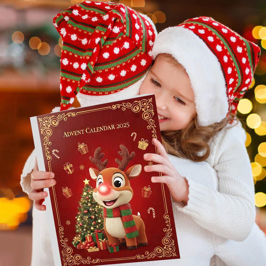 Nedtellingskalenderen inkluderer 24 gaver, nedtellingskalender og overraskelsesgave