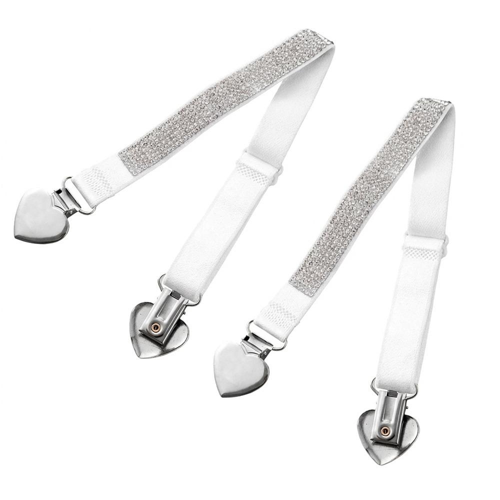 Ethnic Style Lingerie Shoulder Straps Rhinestones Elastic Bra Shoulder Strap Detachable Letters Bra Decorative Strap