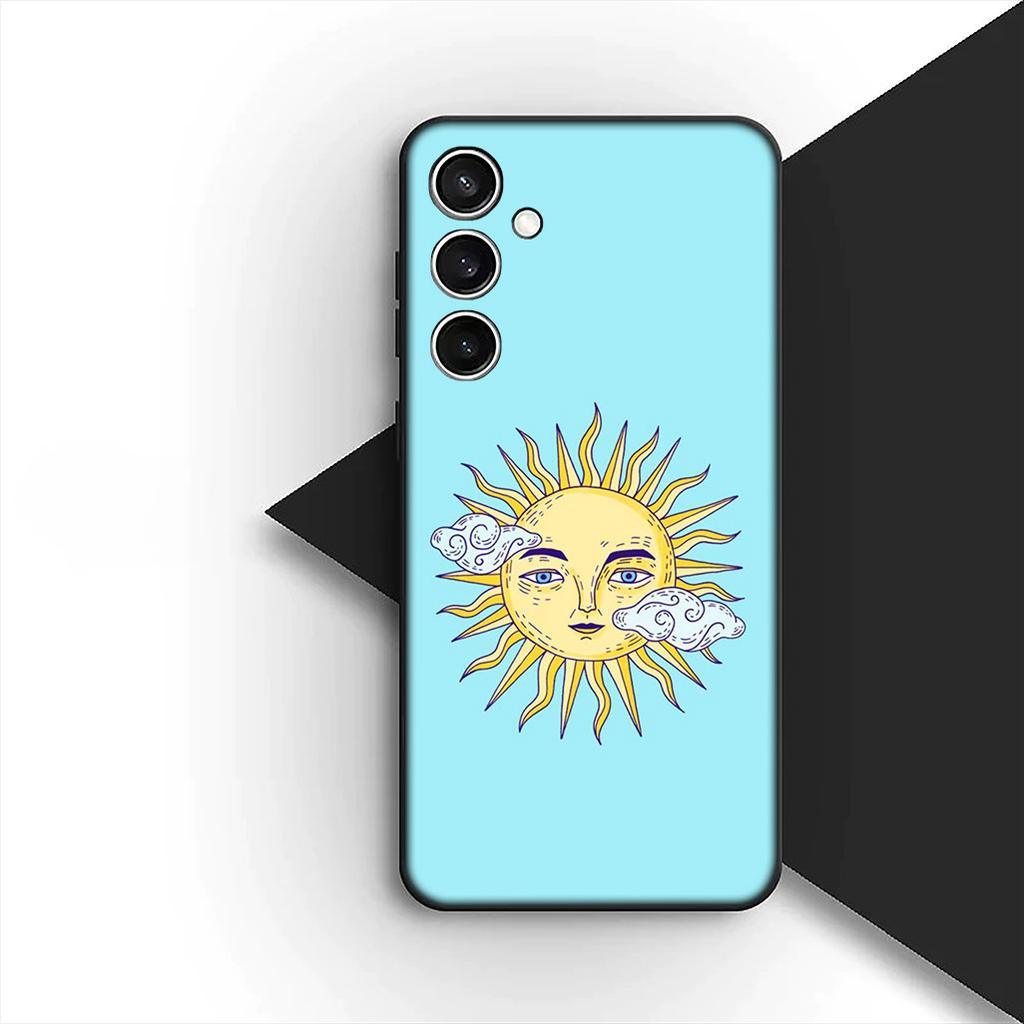 Cover for Xiaomi Redmi Note 12 11 10 A3 Pro 10A 10C 12C Note12 5G 4G Casing Phone Case Astronaut Stars Universe Sun Moon Face