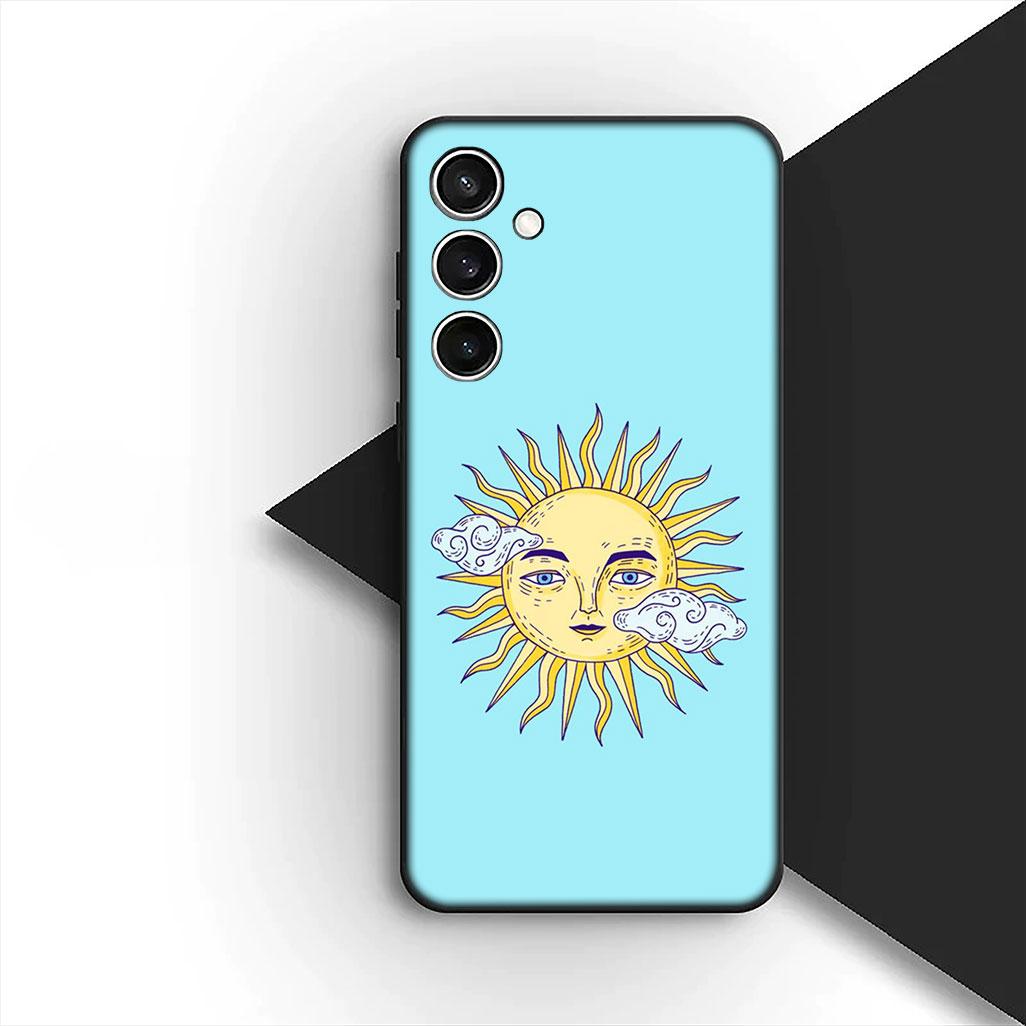 

Cover for Motorola Moto G55 G45 G75 G85 G35 Edge 50 30 Fusion 40 NEO Ultra Pro Phone Case Astronaut Stars Universe Sun Moon Face Motorola Moto G75