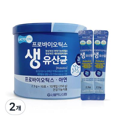 Seoul Pharmacist Shinhyup Probiotics Live Lactobacillus 100 Packets, 250g, 2 Units