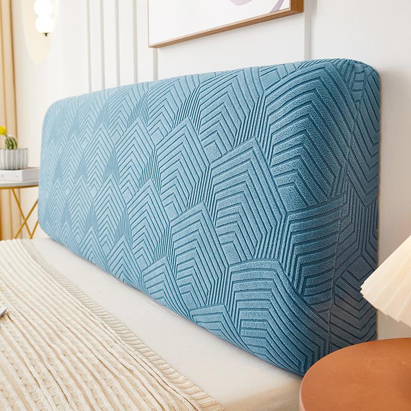 Headboard Cover Full Queen Cal King Stretch Soft Bed Headboard Slipcover Stretch Solid Color Dustproof Protector Cover Washable for  Bed Bedroom Decor