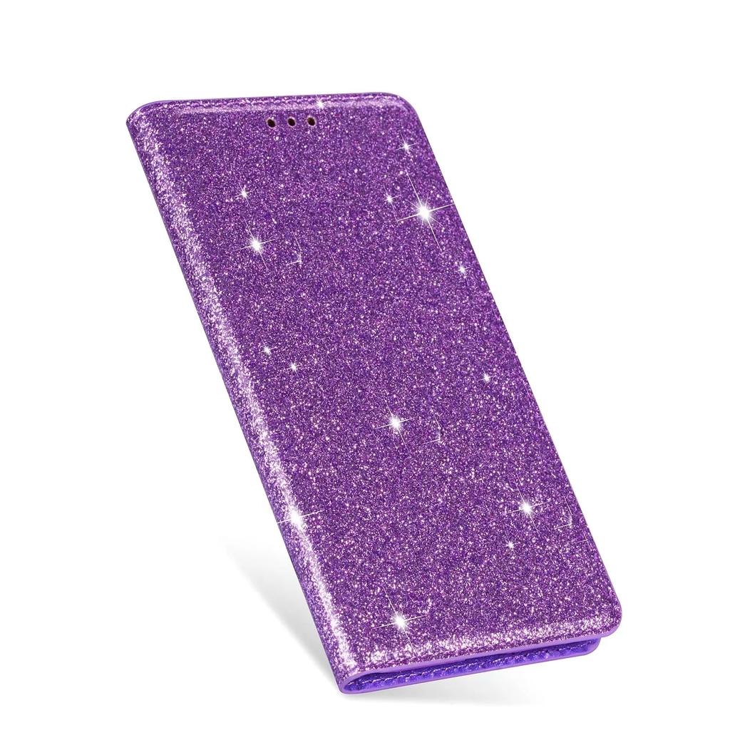 Glitter Bling Leather Case for iPhone 17 16 15 14 13 12 11 Pro XS Max Air XR 8 7 Plus SE Card Holder Magnetic Flip Wallet Cover