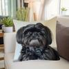 Chic Dog Cushion Covers Printed Bedroom Sofa Square Pillowcase Living Room Chair Pillow Covers Indoor Home Decor Gift